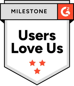 G2 - Users Love Us Milestone 2025